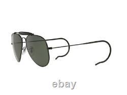 Occhiali da Sole Ray Ban Limited nero RB3030 OUTDOORSMAN verde g15 L9500