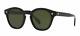 Oliver Peoples Boudreau L. A. Ov 5382su 1005/71 Black / Vibrant Green Sunglasses