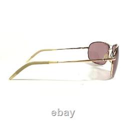 Oliver Peoples Sunglasses OV1003-S 4183 Farrell Gold Square Frames w Pink Lenses