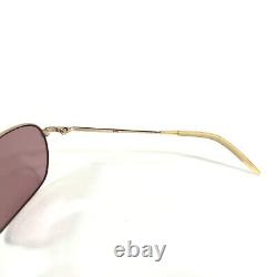 Oliver Peoples Sunglasses OV1003-S 4183 Farrell Gold Square Frames w Pink Lenses