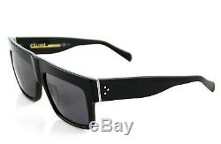 POLARIZED Genuine CELINE ZZ-Top Black Kim Kardashian Sunglasses CL 41756 807 3H