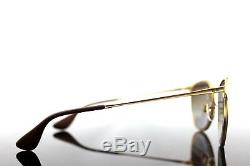 POLARIZED New Authentic RAY-BAN ERIKA METAL Gold Brown Sunglasses RB 3539 112/T5