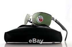 POLARIZED New RAY-BAN Active Green Lens Gunmetal Frame Sunglasses RB 3478 004/58