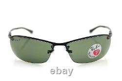 POLARIZED New RAY-BAN Active Lifestyle Matte Black Green Sunglasses RB3183 W3339