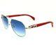 Porta Romana Sunglasses And Frames Mod. 1516 Sun Gold Wood Red Collection