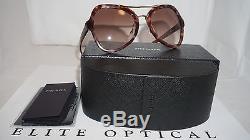PRADA New Sunglasses Spotted Brown Pink Grey Gradient PR 18SS UE00A6 55 135