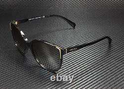 PRADA PR 01OS 1AB3M1 Conceptual Black Grey Gradient 55 mm Women's Sunglasses