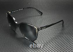 PRADA PR 01OS 1AB5W1 Conceptual Black Polarized Gray Grad 55 Women's Sunglasses