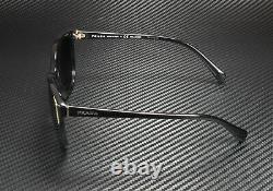 PRADA PR 01OS 1AB5W1 Conceptual Black Polarized Gray Grad 55 Women's Sunglasses