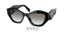 PRADA PR 07YS 1AB0A7 Black Grey Gradient 53 mm Women's Sunglasses