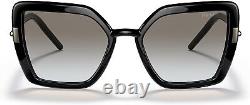 PRADA PR 09WS 1AB0A7 54mm Black Grey Gradient Women's Sunglasses