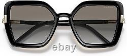 PRADA PR 09WS 1AB0A7 54mm Black Grey Gradient Women's Sunglasses