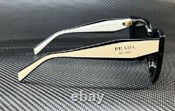 PRADA PR 14WS 09Q5S0 Black White Grey 52 mm Women's Sunglasses