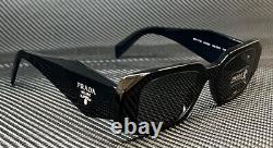 PRADA PR 17WSF 1AB5S0 Black Grey Women's 51 mm Sunglasses