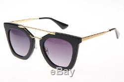 PRADA Women Sunglasses SPR09QS Cinema in Black 100% UV
