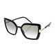 Prada Women's 54mm Gradient Black Butterfly Sunglasses S3317