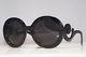 Prada Womens Designer Sunglasses Black Baroque Spr 27n 1ab-5w1 15245