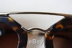 Prada Cinema Spr 09q Tortoiseshell And Gold Cat Eye Sunglasses