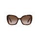 Prada Pr 03ys 2au6s1 Tortoise Plastic Butterfly Sunglasses Brown Gradient Lens