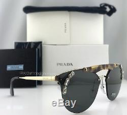 Prada SPR 53U New Sunglasses PR 53US 53US Pale Gold / Light Havana I8N-5S0