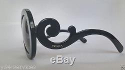 Prada Sunglasses 27NS 1AB3M1 BAROQUE BLACK / GREY GRADIENT NEW & 100% Original