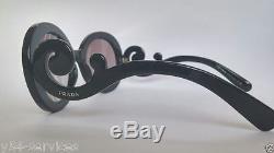 Prada Sunglasses 27NS 1AB3M1 BAROQUE BLACK / GREY GRADIENT NEW & 100% Original