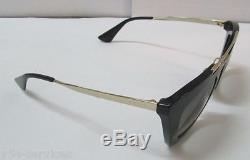 Prada Sunglasses CINEMA 09QS 1AB0A7 Black Gold Grey Gradient NEW & 100% Original