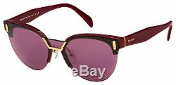 Prada Sunglasses PR 04US TY7098 43 Bordeaux Frame Violet Lens