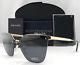 Prada Sunglasses Polarized Brand New Spr 68ts 7oe5z1 Antique Gold / Gray 63mm