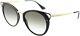 Prada Women's 0pr 66ts Black/grey Gradient Sunglasses