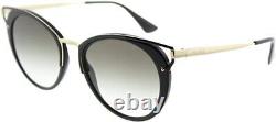 Prada Women's 0PR 66TS Black/Grey Gradient Sunglasses