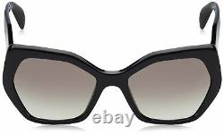 Prada Women's Black/Grey Gradient, sunglasses 0PR16RS 1ABA07 56mm