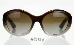 Prada Women's Brown'SPR30P' Oval Sunglasses 139629