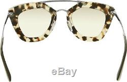 Prada Women's Gradient PR09QS-UAO1L0-49 Tortoiseshell Butterfly Sunglasses