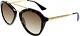 Prada Women's Gradient Pr12qs-2au6s1-54 Tortoiseshell Aviator Sunglasses