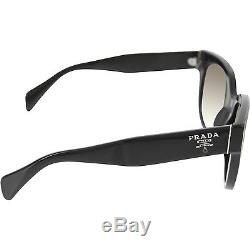 Prada Women's Gradient PR17OS-1AB0A7-54 Black Round Sunglasses