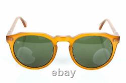 RAEN 276290 Remmy Sunglasses Retro Round Honey/Bottle Green
