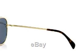 RARE Genuine CELINE MIRROR Gold Bronze Metal Pilot Sunglasses CL 41391/S J5G MV