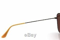 RARE Genuine Ray-Ban CARAVAN Bronze Copper Red Mirror Sunglasses RB 3136 167/2K