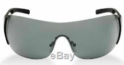 RARE NEW Genuine PRADA Sport Black Shield Wrap Sunglasses SPS 02L PS 02LS 1AB1A1