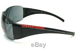 RARE NEW Genuine PRADA Sport Black Shield Wrap Sunglasses SPS 02L PS 02LS 1AB1A1