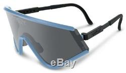 RARE New OAKLEY EYESHADE Blue Sport Shield Cycling Ski Sunglasses OO 9259-07