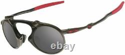 RARE New OAKLEY MADMAN FERRARI Black Iridium Polarized Sunglasses OO 6019-06