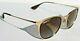 Ray-ban Erika Polarized Rb3539 Sunglasses 112/t5 Gold/brown Gradient New Italy