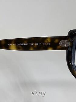 RAY-BAN JACKIE OHH RB4101 710 Italy Brown Tortoise Sunglasses Frame 58-17-135