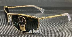 RAY BAN RB3119 001 Olympian Gold Green Men's 62 mm Sunglasses