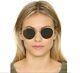 Ray Ban Rb3447 Round Metal Sunglasses 50-21 Classic G15 Lens, Gold Frame