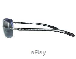 RAY-BAN RB 8303 004/82 Carbon Fiber Polarized Sunglasses Gunmetal Black New 61mm