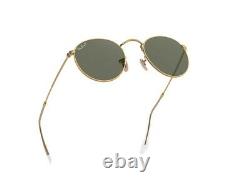RAY BAN Sunglasses RB3447 ROUND METAL 50-21, POLARIZED Classic Lens, GOLD Frame