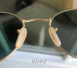 RAY BAN Sunglasses ROUND METAL 50-21, POLARIZED Classic Lens, GOLD Frame